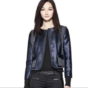 Tory Burch Daria Moto Jacket Blazer W/ Pockets NWT